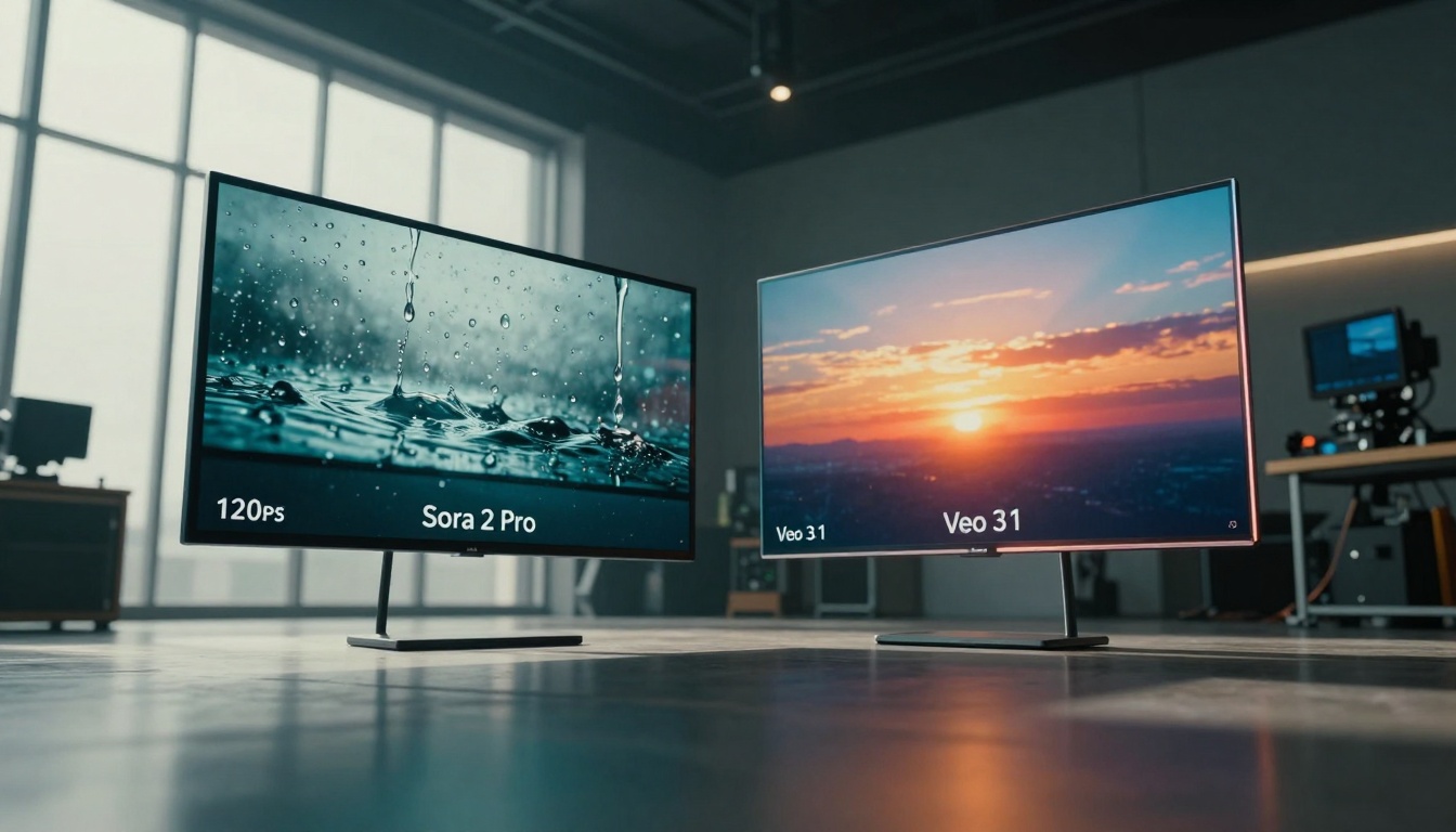 Sora 2 Pro vs Veo 3.1 Comparison for Short Video Creation | Blog Picasso IA