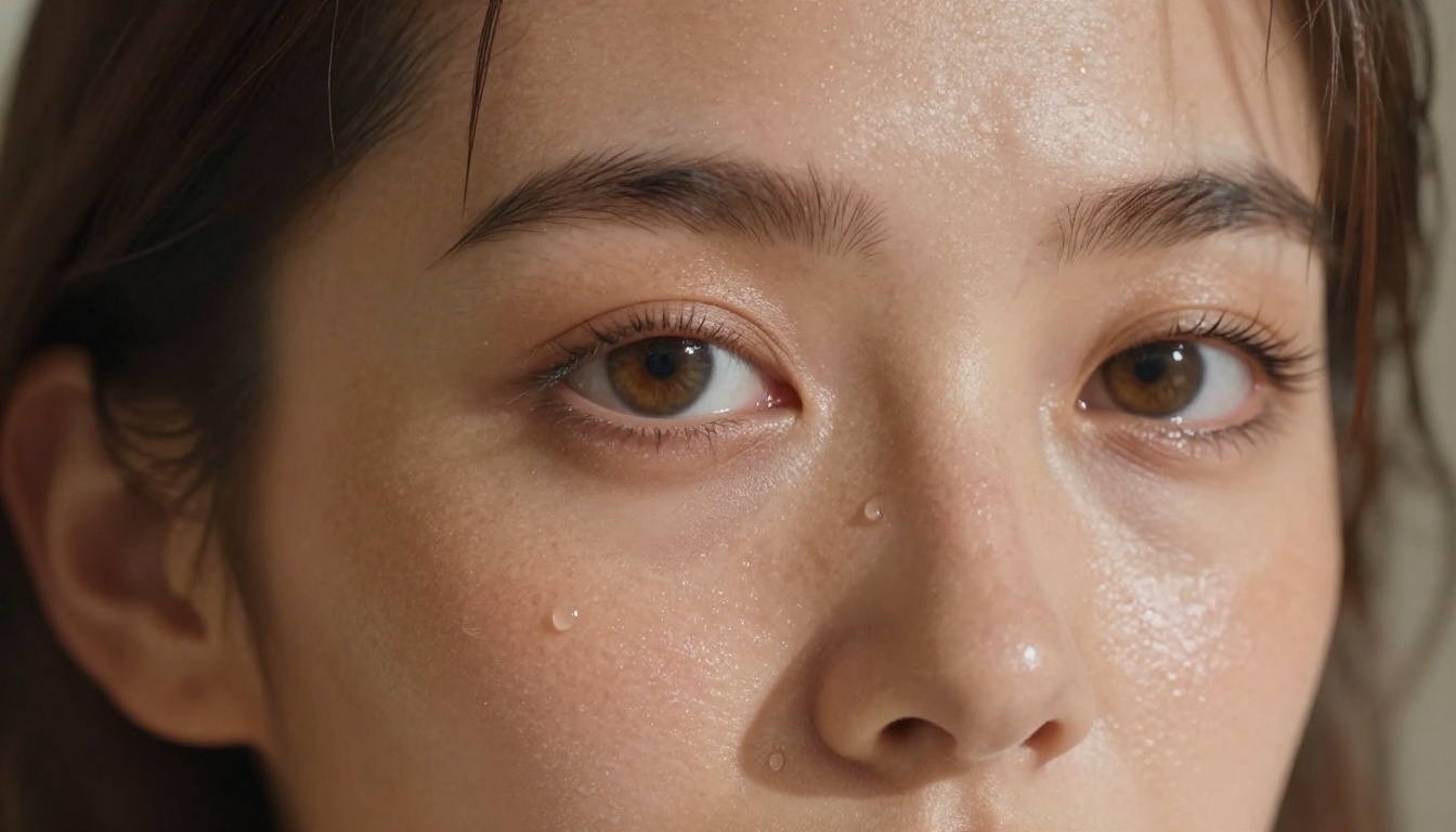 Realistic AI-generated beauty portrait with natural skin texture and freckles Realistic AI-generated beauty portrait with natural skin texture and freckles