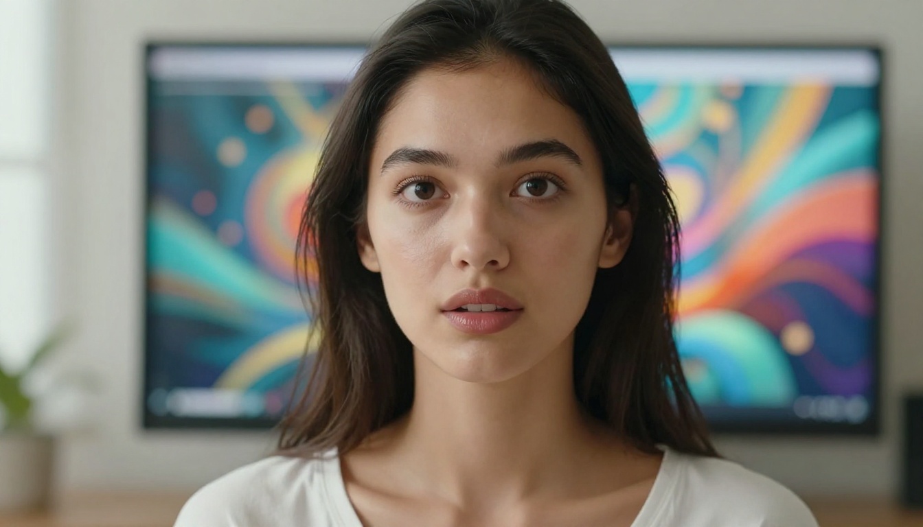 A woman engages with AI art tools, representing the accessibility of NSFW AI generation A woman engages with AI art tools, representing the accessibility of NSFW AI generation