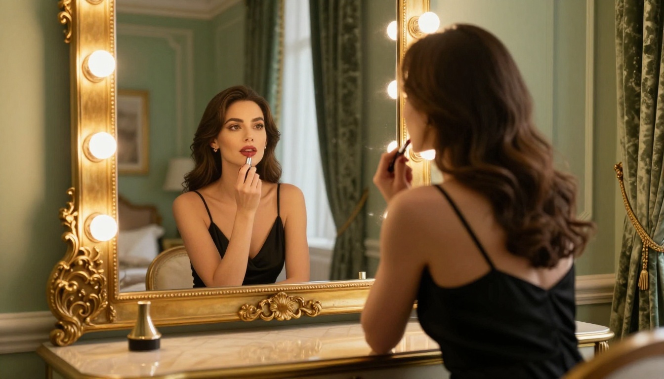 Vanity mirror — Parisian apartment glamour Vanity mirror — Parisian apartment glamour
