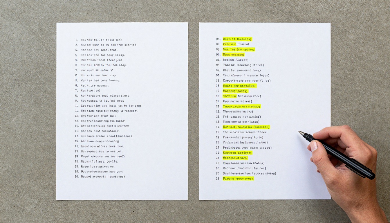 Prompt comparison papers showing sparse vs detailed templates