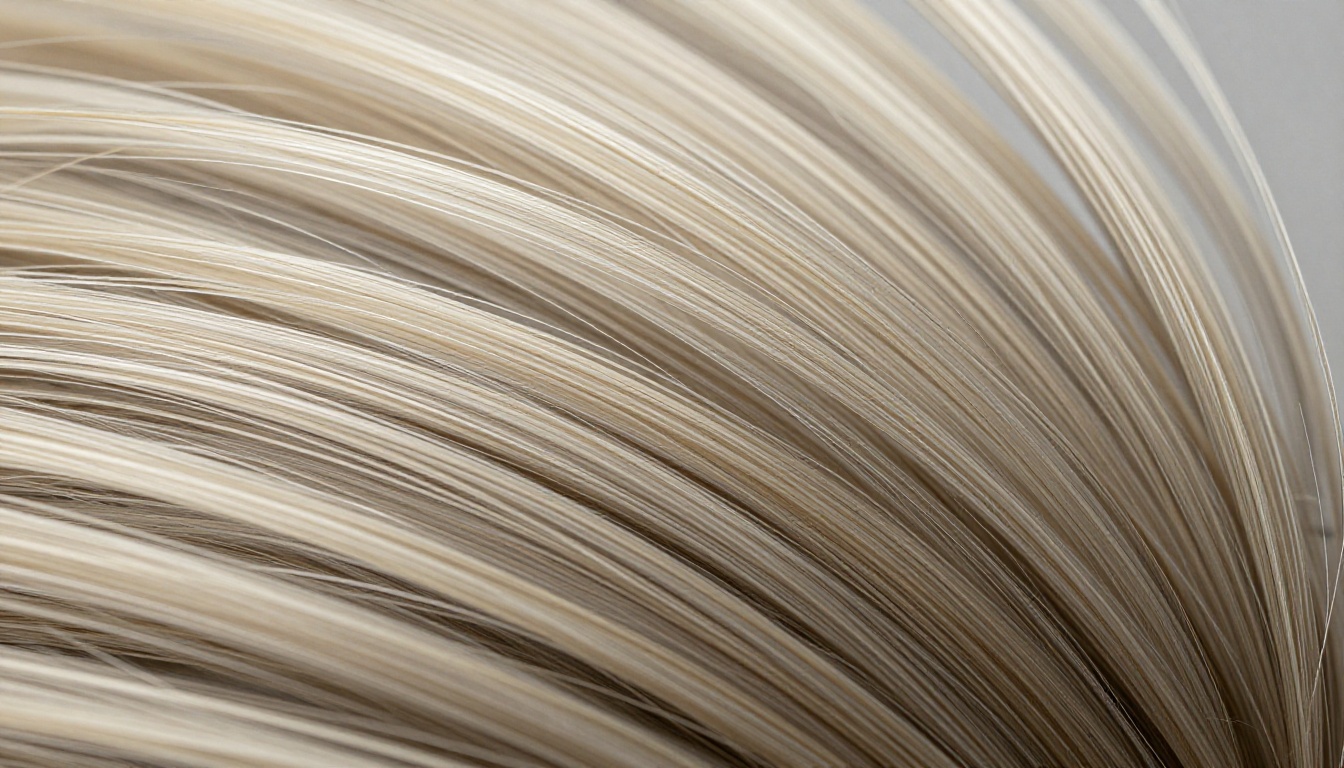 Macro close-up of individual human hair strands being perfectly isolated with fine edge transparency Macro close-up of individual human hair strands being perfectly isolated with fine edge transparency