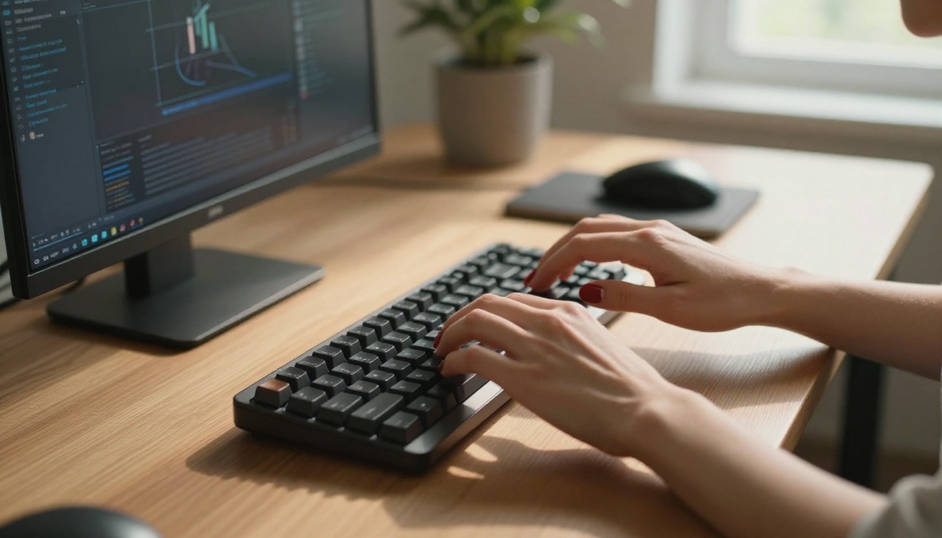 AI art creation workflow at a professional workstation