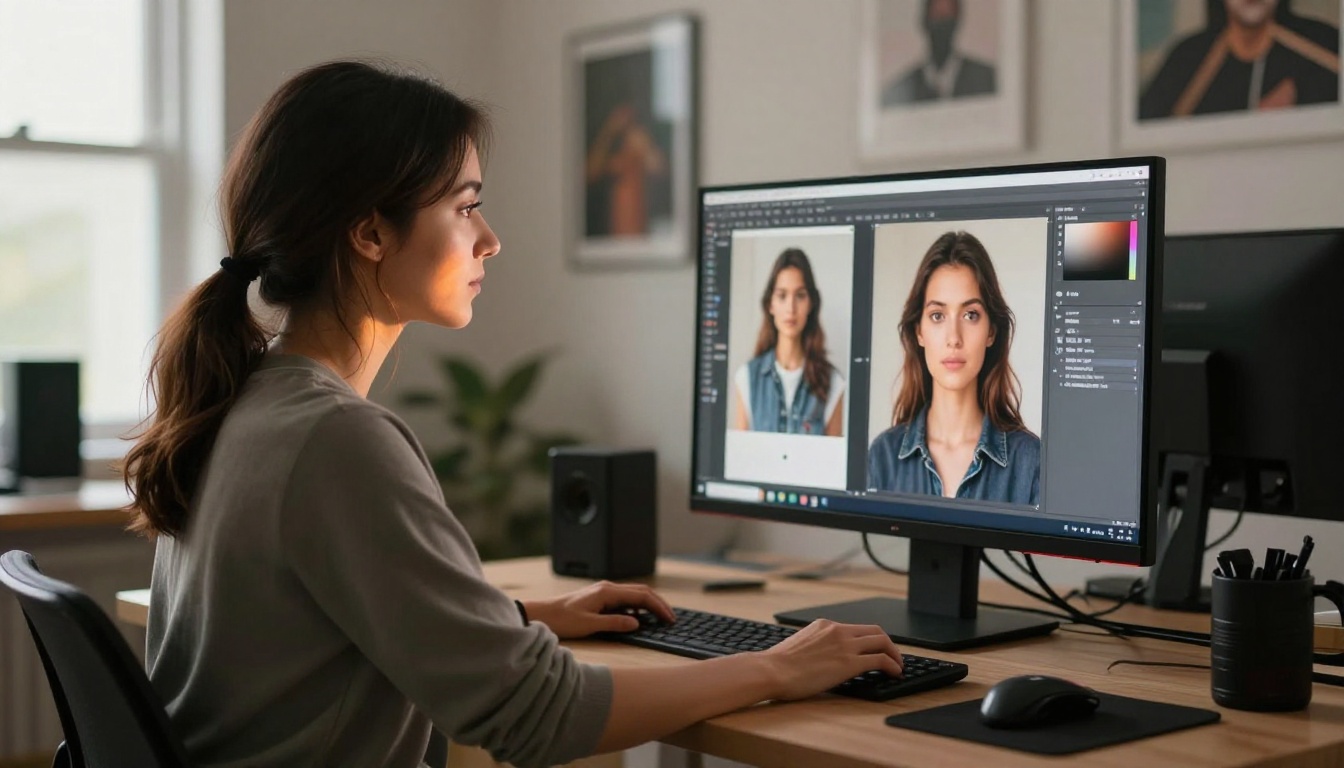 Professional studio reviewing uncensored AI art output Professional studio reviewing uncensored AI art output