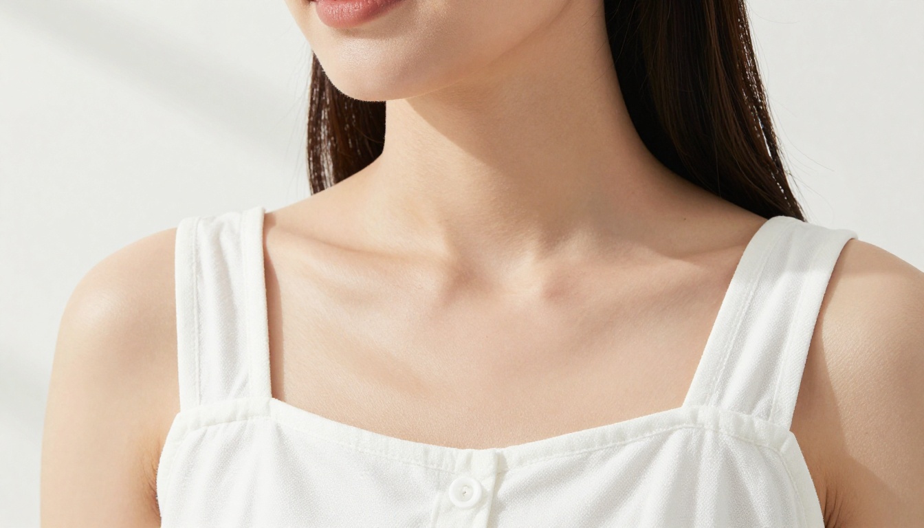 Natural beauty close-up portrait in airy white studio with macro skin detail Natural beauty close-up portrait in airy white studio with macro skin detail