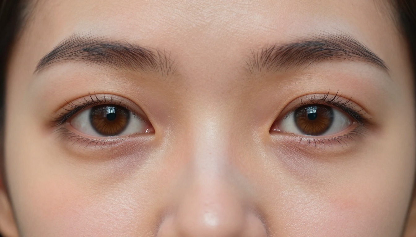 Photorealistic portrait showing extraordinary skin and facial detail