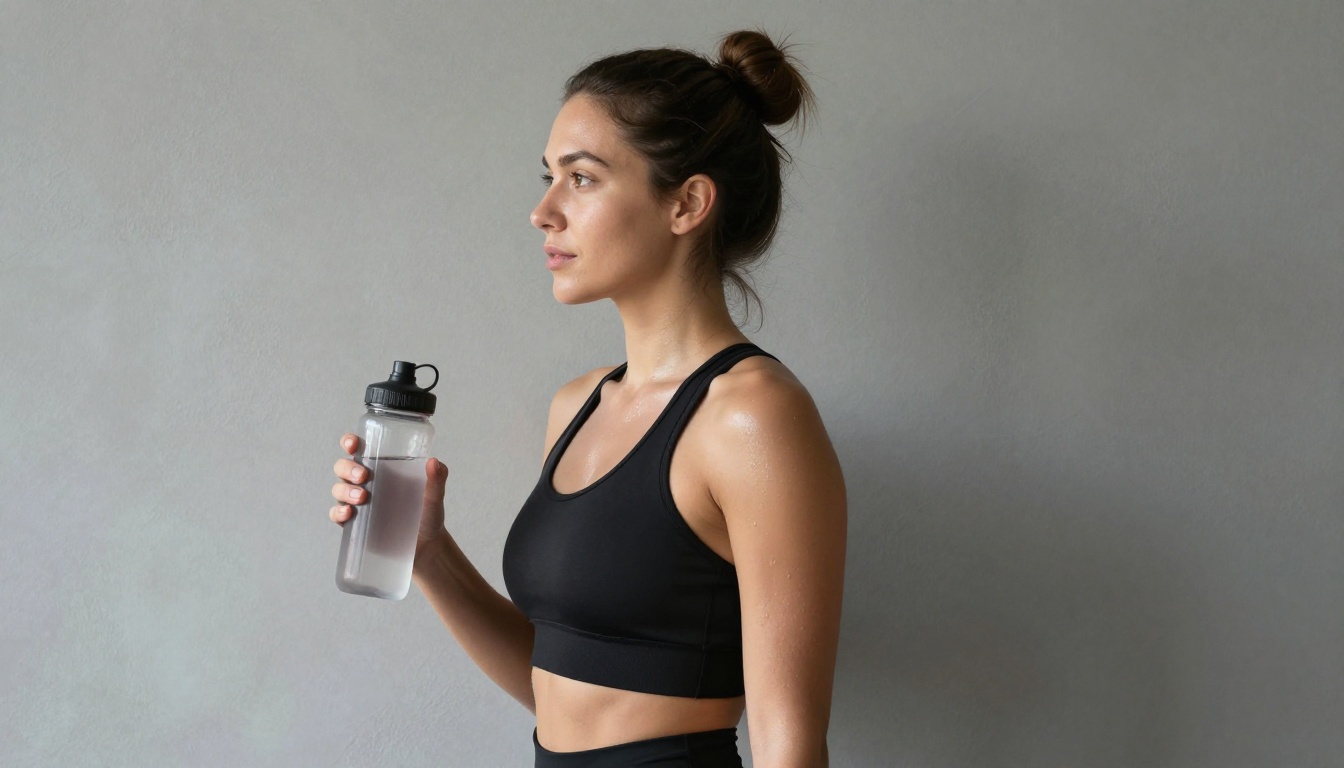 Side profile athletic woman representing high-quality source image for video animation Side profile athletic woman representing high-quality source image for video animation