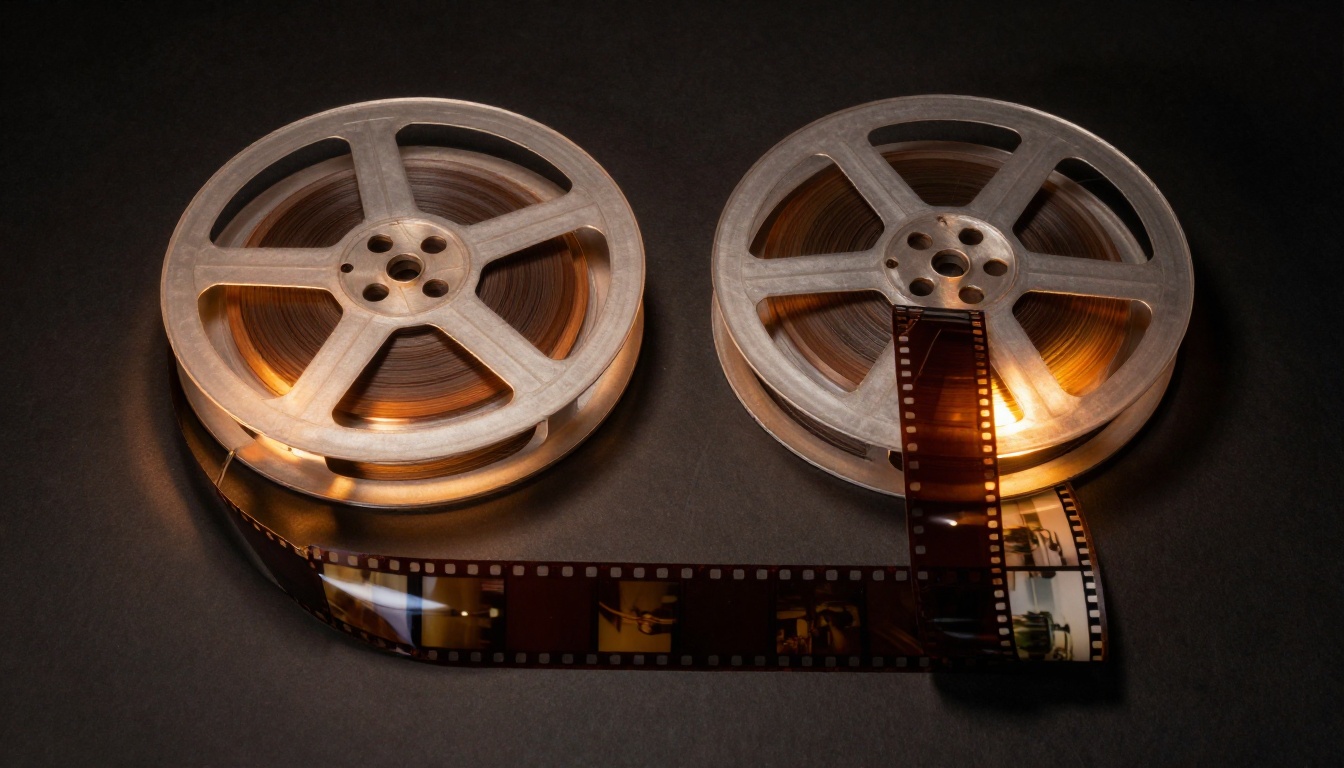 Film comparison reels showing video quality side by side Film comparison reels showing video quality side by side