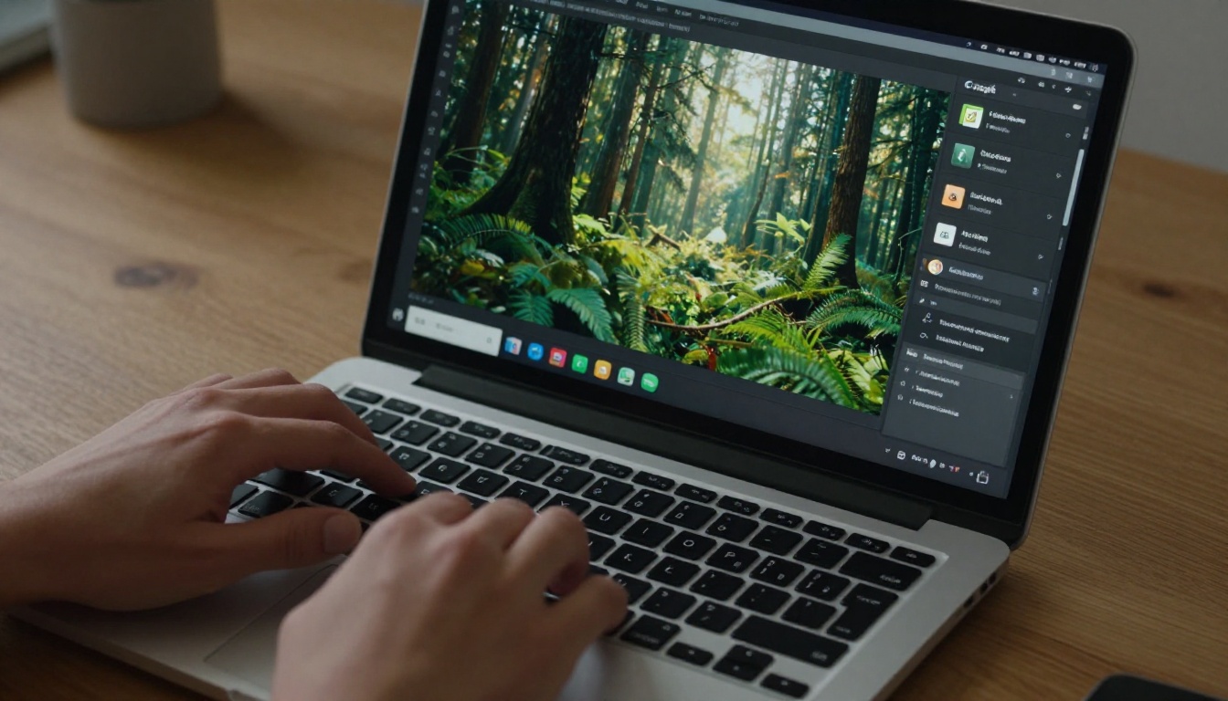 A professional content creator at a dual-monitor workstation comparing AI video generation tools