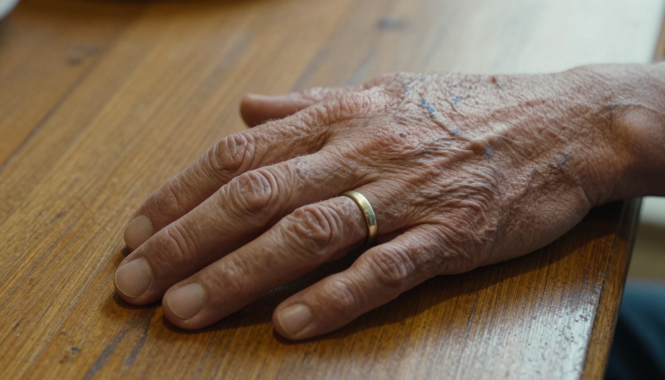 Close-up of human hands showing photorealistic skin texture detail