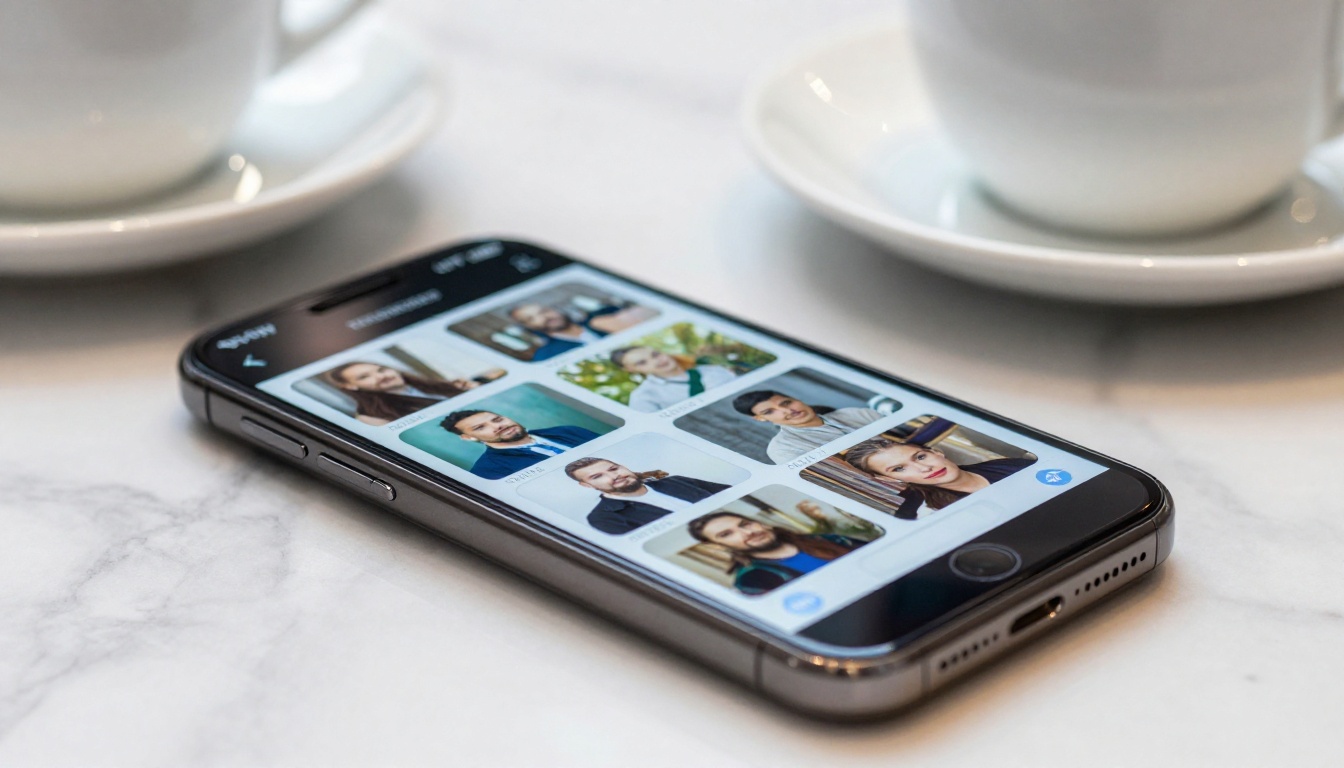 AI video generation interface on smartphone