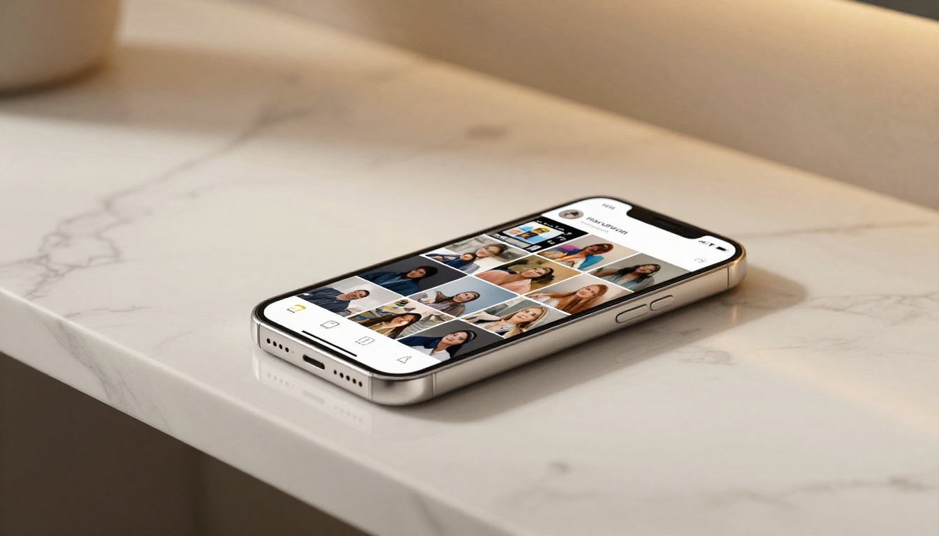 Videos ready for TikTok export on smartphone