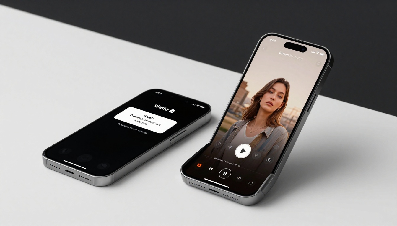 Two smartphones showing different AI platforms side by side, one blocked and one unrestricted Two smartphones showing different AI platforms side by side, one blocked and one unrestricted