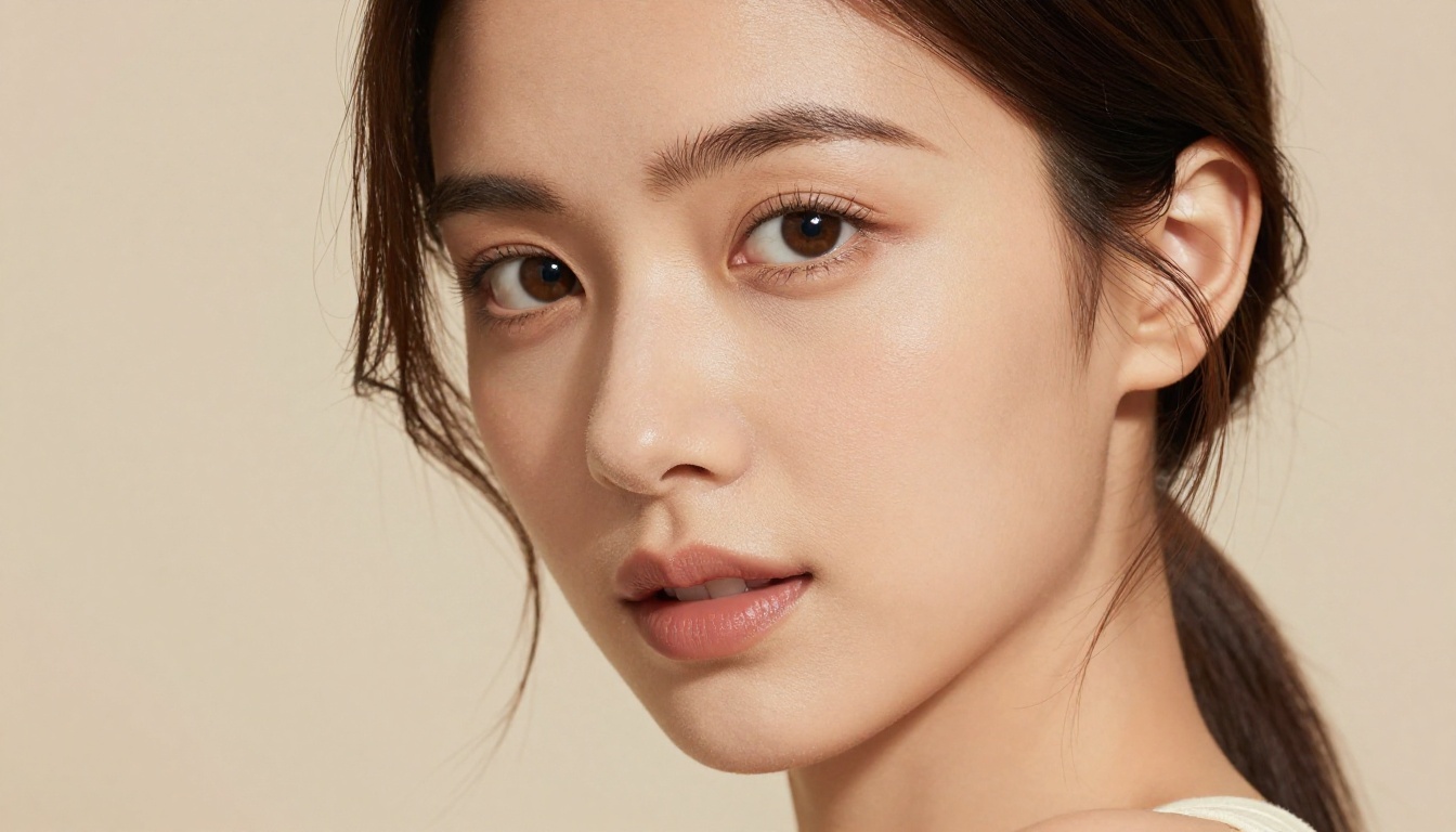 AI generated beauty close-up portrait, editorial photography AI generated beauty close-up portrait, editorial photography