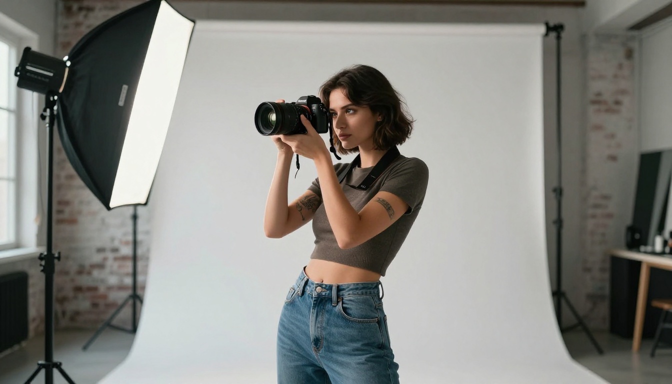 Creative photographer studio