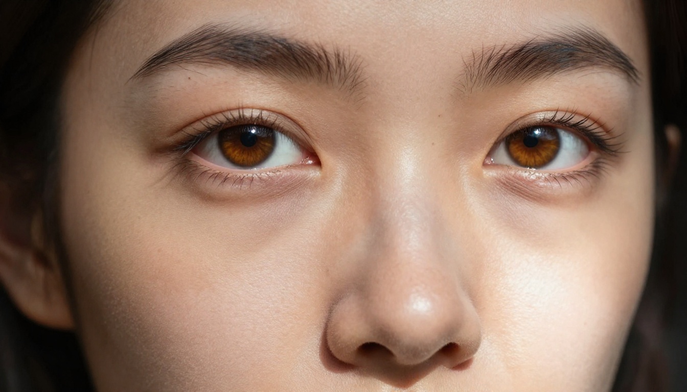 Extreme close-up portrait demonstrating extraordinary skin texture detail in AI photorealistic image generation