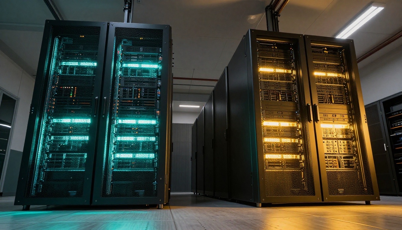 Server infrastructure showing the split between Gemini and GPT architectures