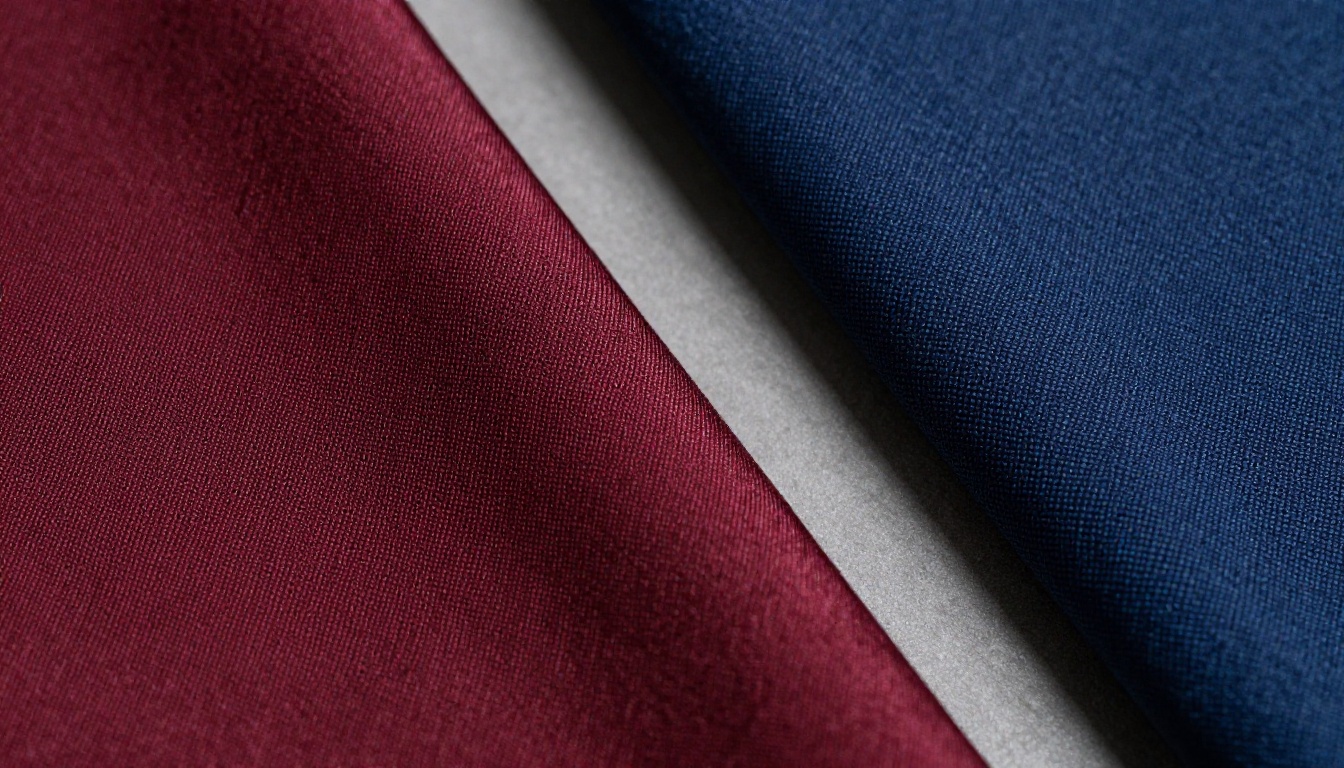 Macro close-up of fabric textures showing the difference between base and upscaled AI image quality