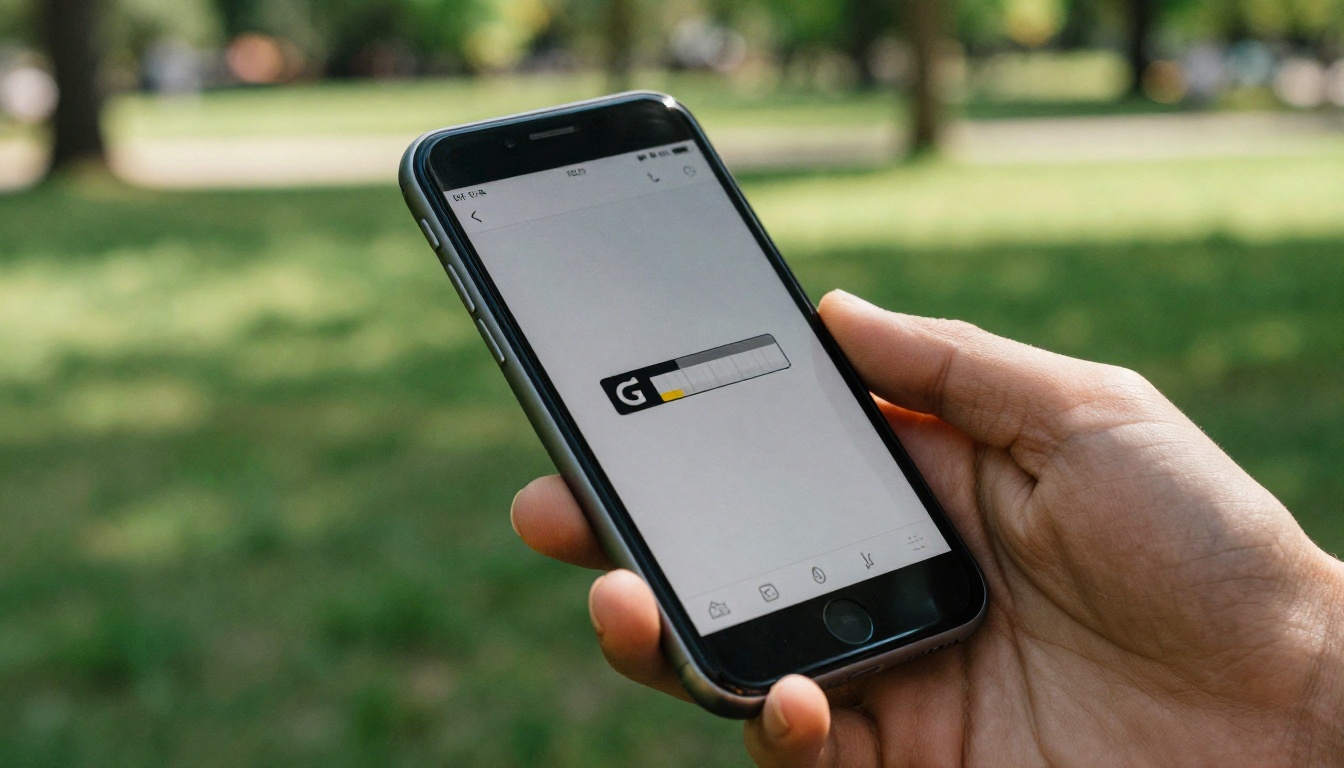 Person frustrated with slow flipbook loading on mobile