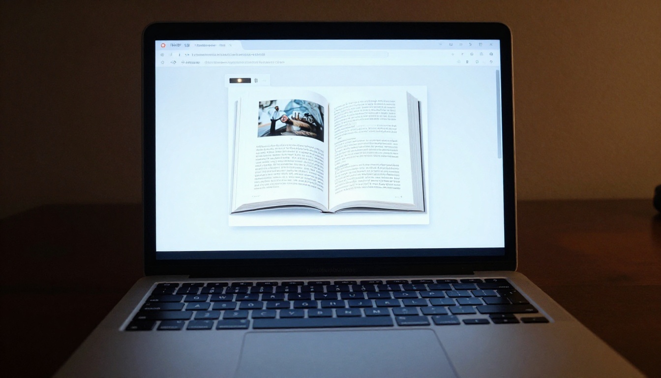 Safari browser on MacBook showing blocked audio indicator