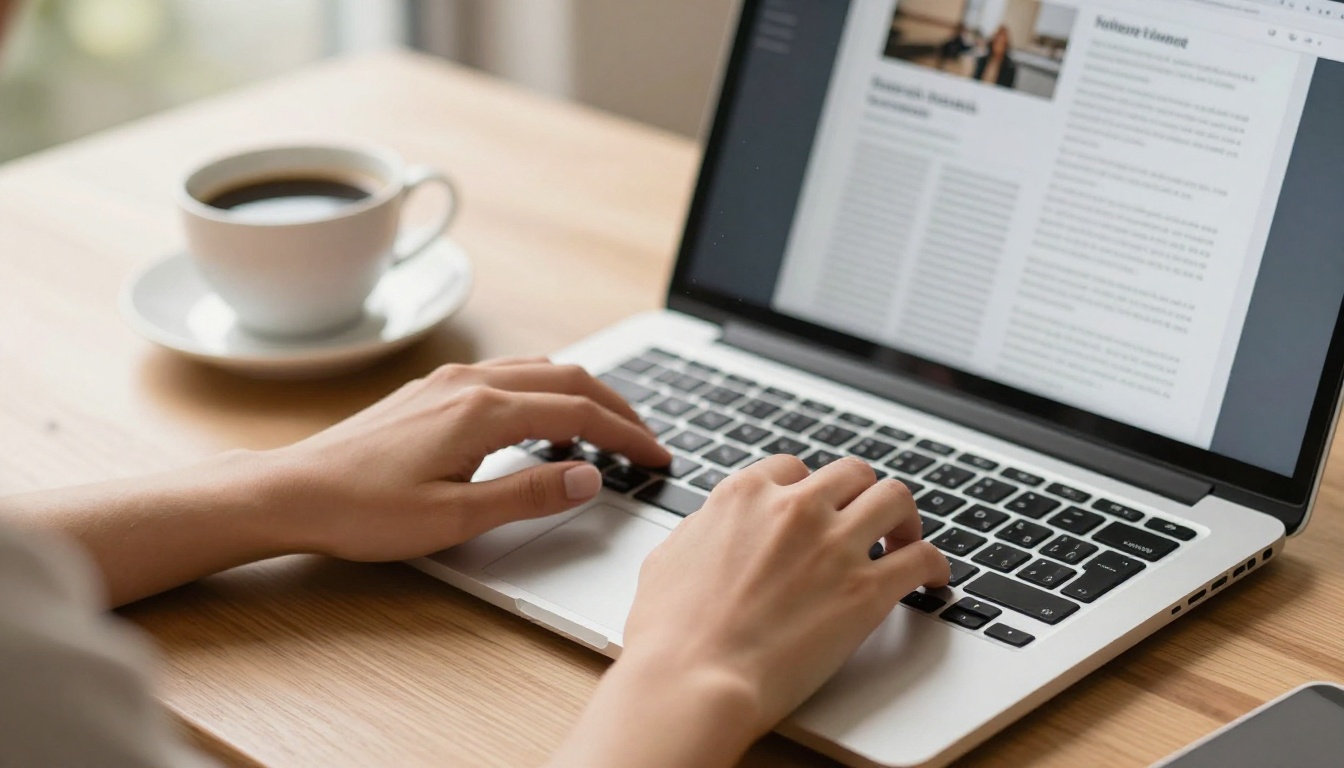 Newsletter creation workspace