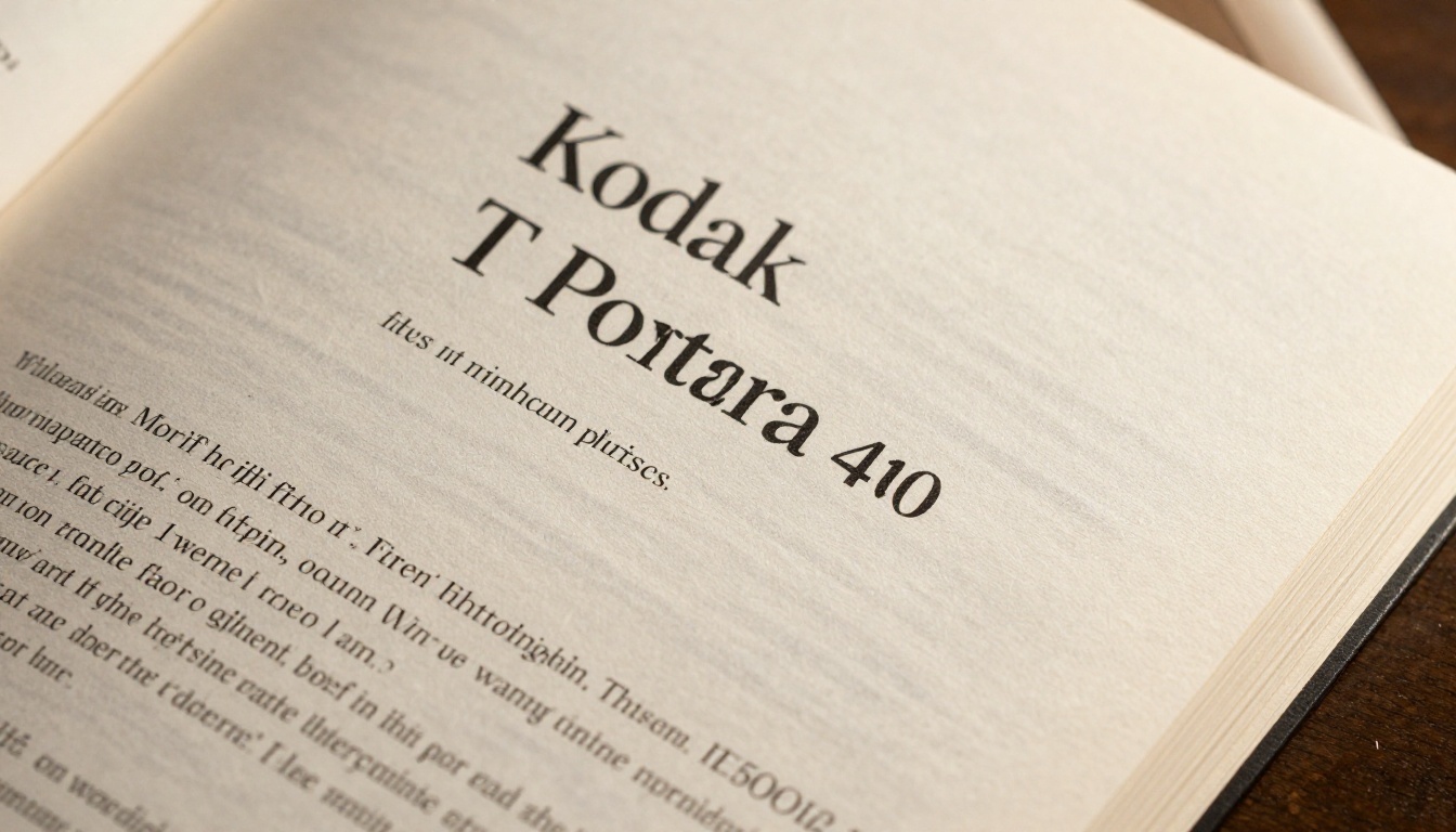 Editorial magazine spread with typeset caption text beneath portrait photography on matte paper