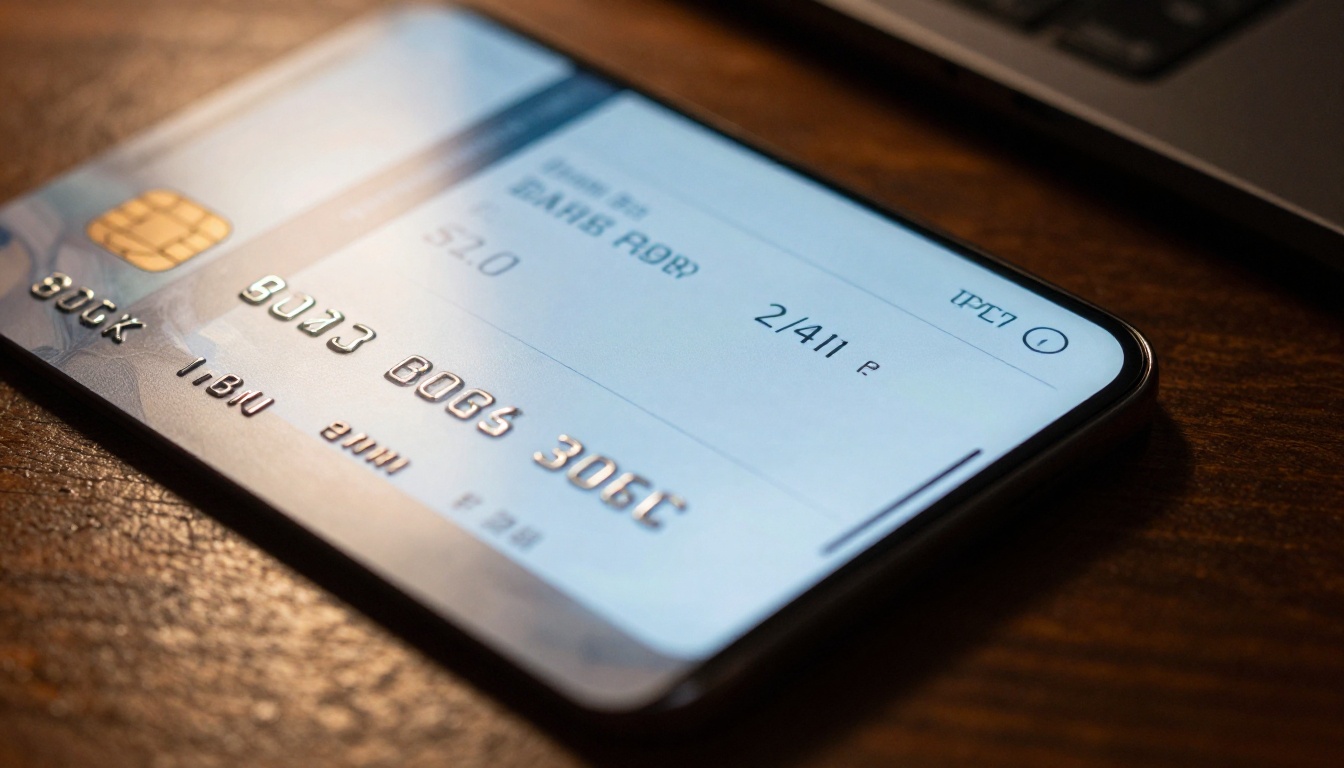 Subscription pricing tiers displayed on smartphone and credit card Subscription pricing tiers displayed on smartphone and credit card