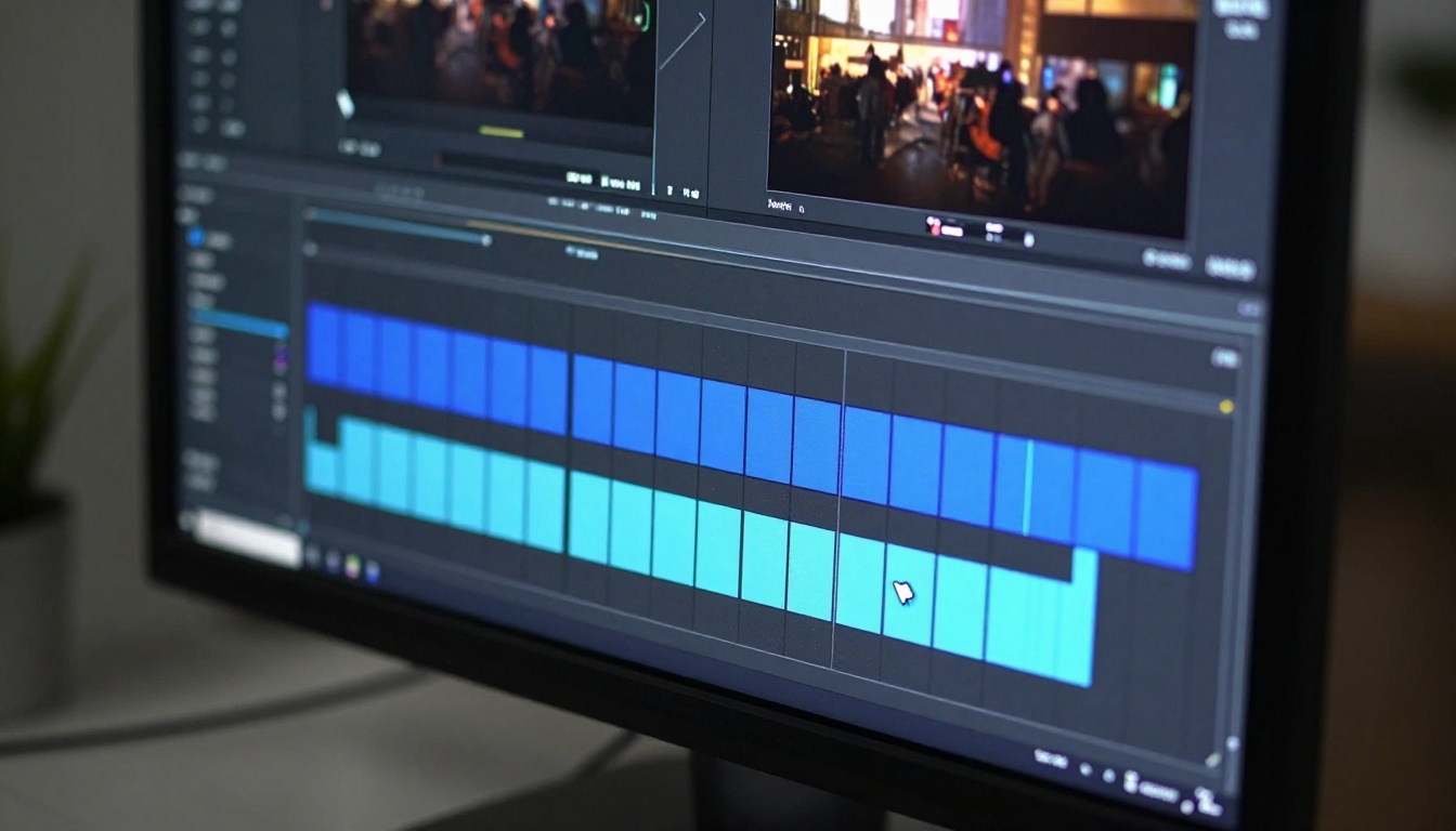 LTX 2.3 Pro video editing timeline with highlighted sections for regeneration