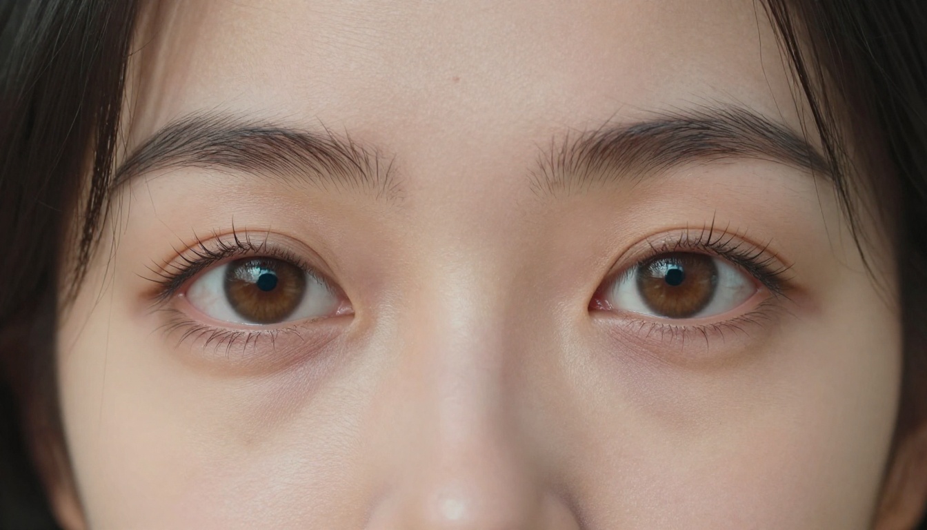Close-up portrait with detailed hazel eyes and skin texture, photorealistic 8K
