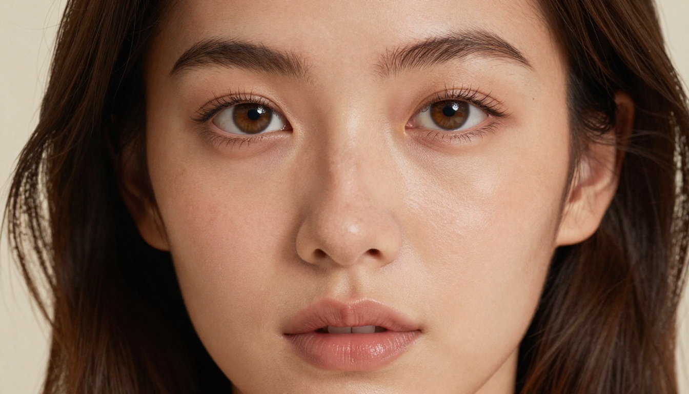 Close-up beauty portrait of a woman - photorealistic AI generated