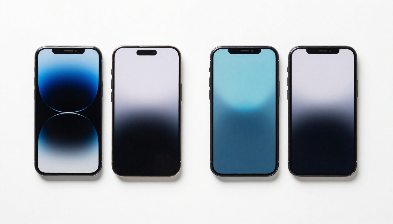 Two identical smartphones side by side on a white surface showing different AI-generated video quality outputs for direct comparison Two identical smartphones side by side on a white surface showing different AI-generated video quality outputs for direct comparison