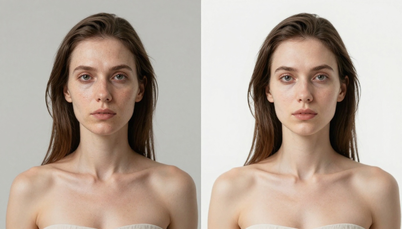 Split-screen technical comparison showing AI rendering quality differences between model versions Split-screen technical comparison showing AI rendering quality differences between model versions