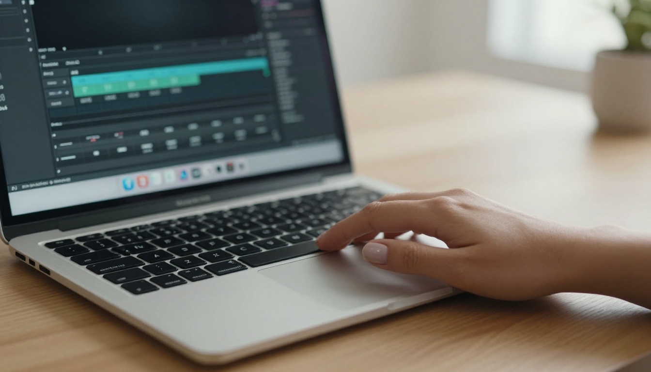 Interface showing AI video generation controls on a professional workstation