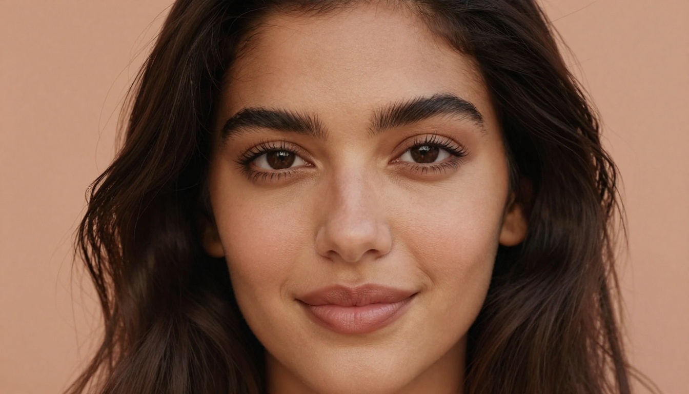 Portrait close-up showing natural skin detail and directional lighting ideal for NSFW AI source images