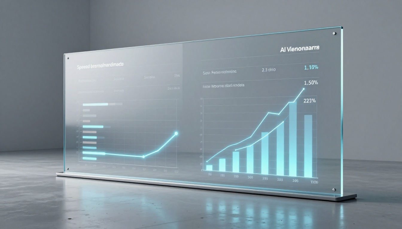 Speed benchmark visualization comparing AI video render times