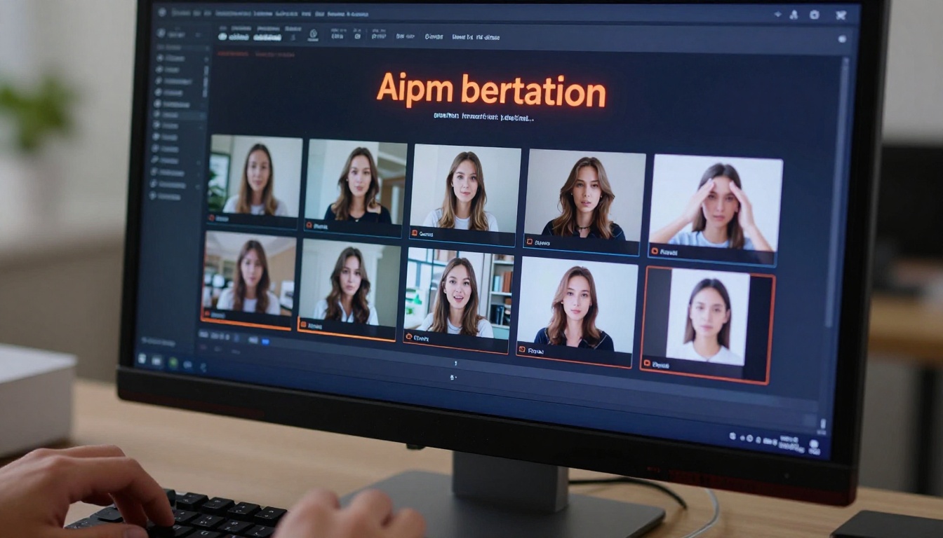AI video generation interface showing Kling v3 prompt input
