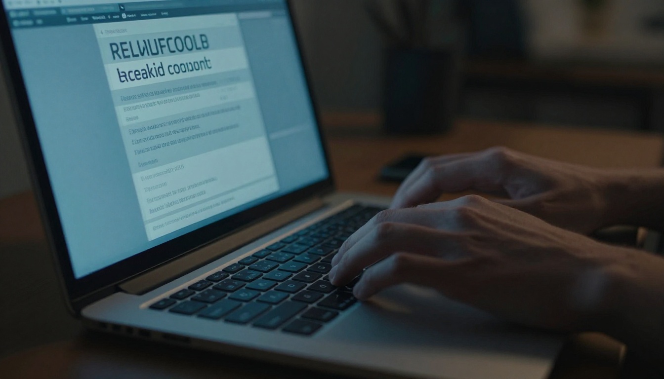 Sora 2 Pro content rejection interface on a laptop screen in a darkened room, the screen glow the only light source