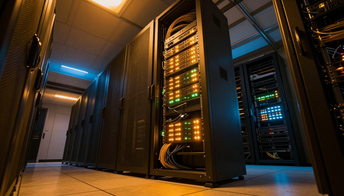 Data center infrastructure powering AI video generation models Data center infrastructure powering AI video generation models