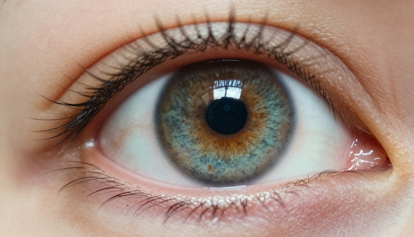 Extreme close-up of a human eye, skin pore and lash detail rendered in 8K photorealism, illustrating the realism benchmark between Grok Imagine and Midjourney v8