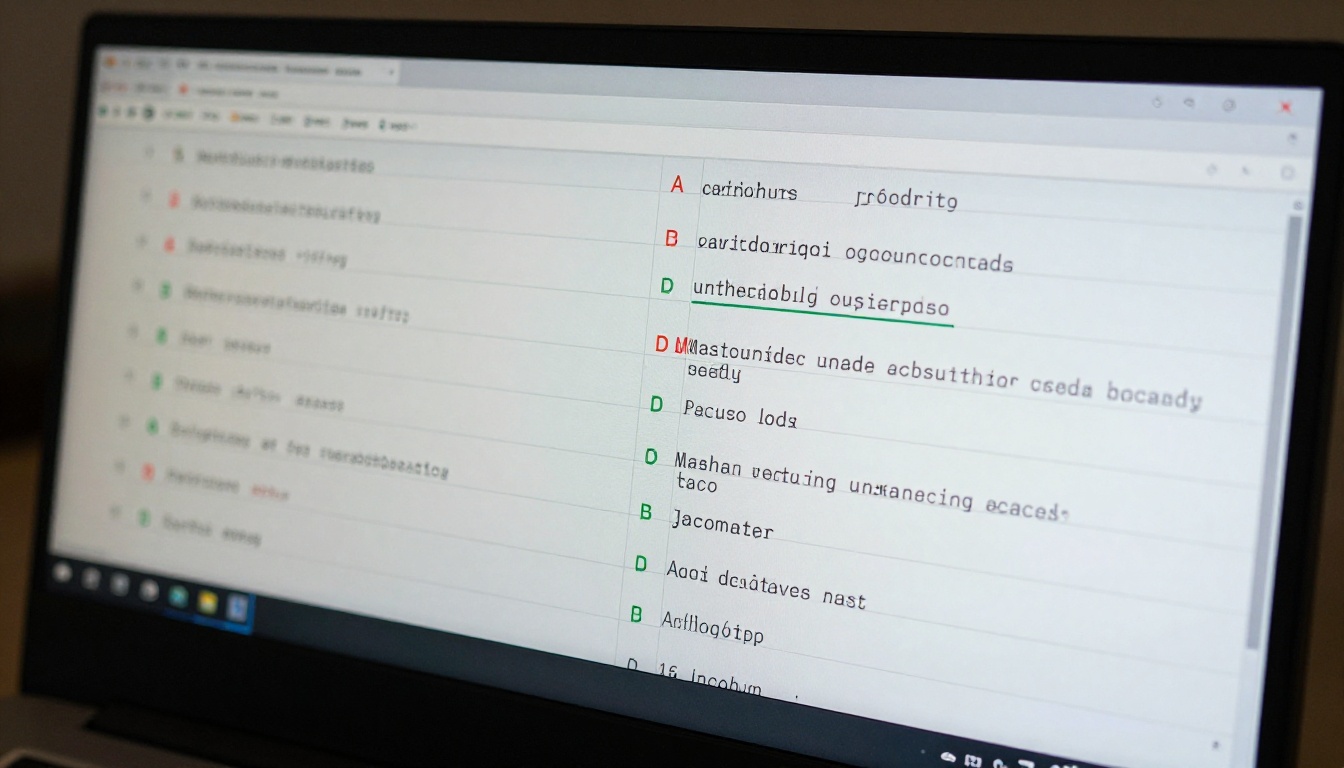 JSON comparison monitor showing valid vs malformed schema output