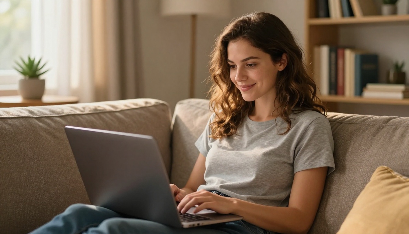 Person building an AI agent workflow on a laptop at home Person building an AI agent workflow on a laptop at home