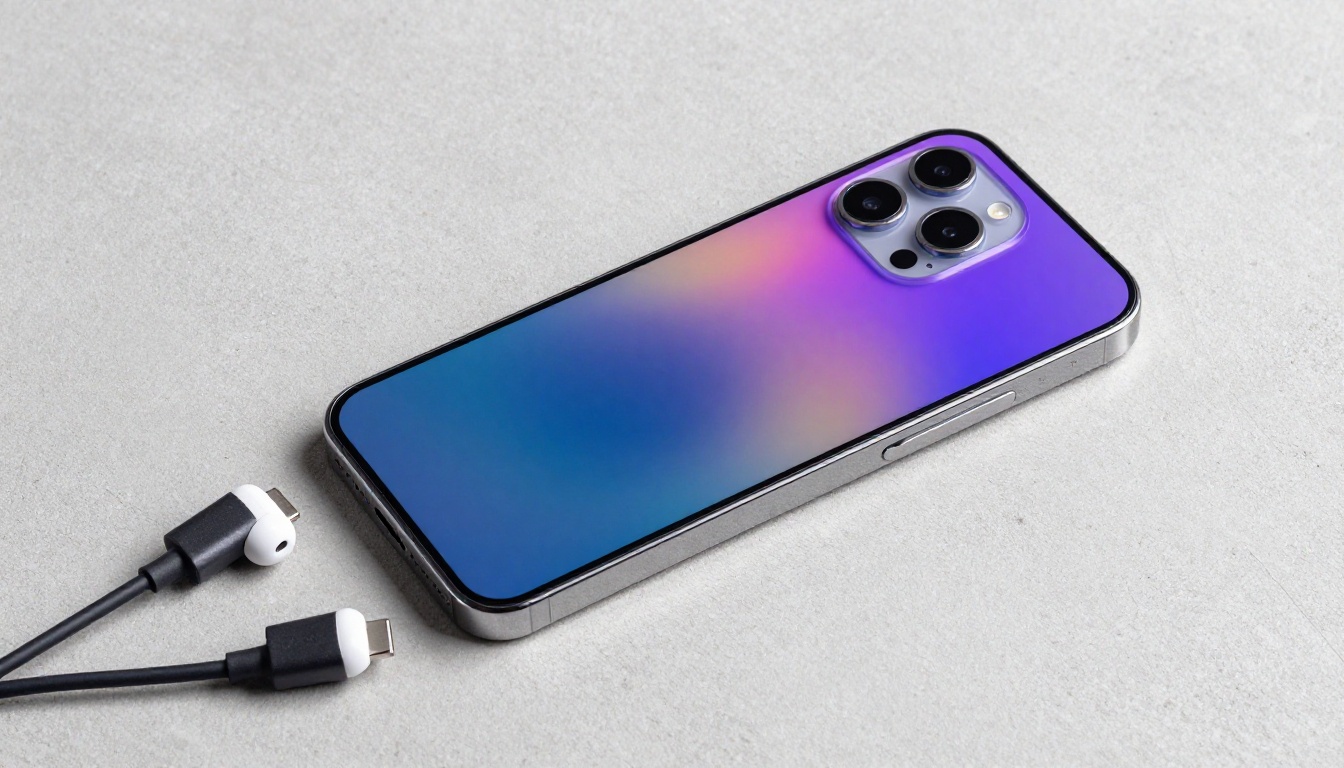 Smartphone and accessories flat lay overhead product shot Smartphone and accessories flat lay overhead product shot