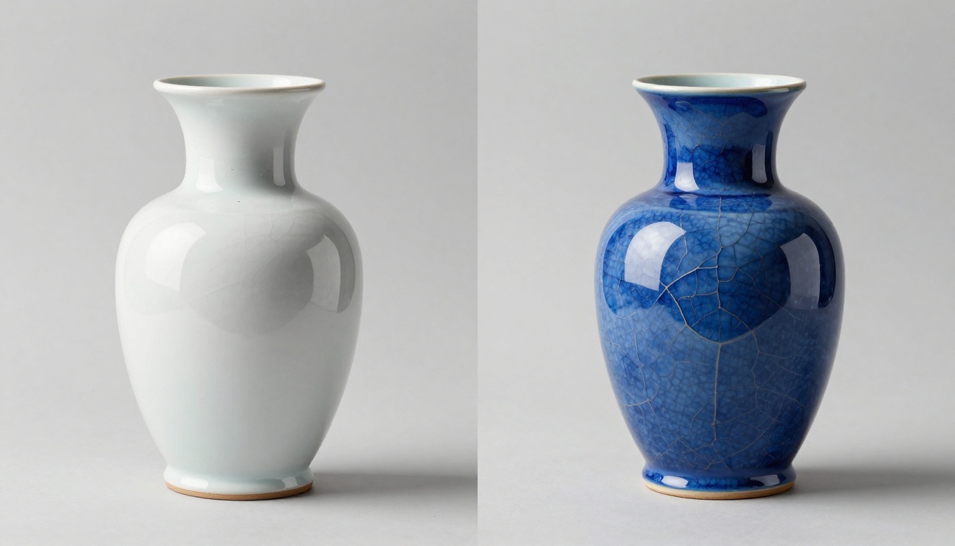 Before and after AI product shot quality comparison on white background Before and after AI product shot quality comparison on white background