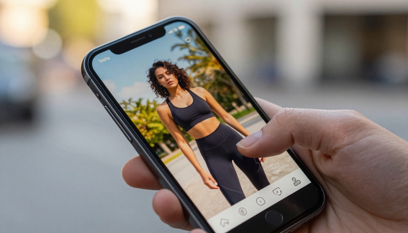 TikTok Ad Creative on Phone TikTok Ad Creative on Phone