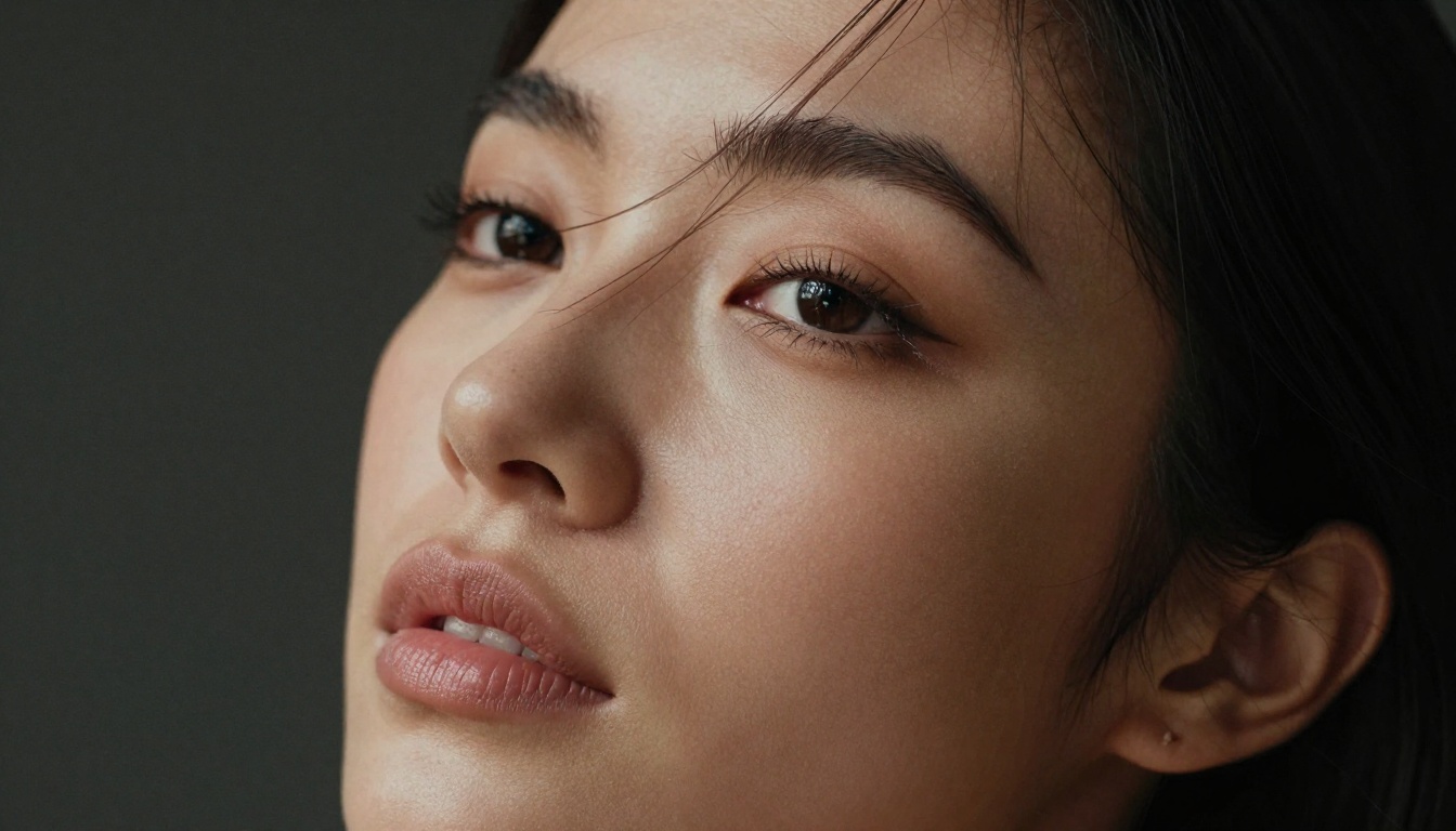 Photorealistic AI portrait detail showcasing model quality