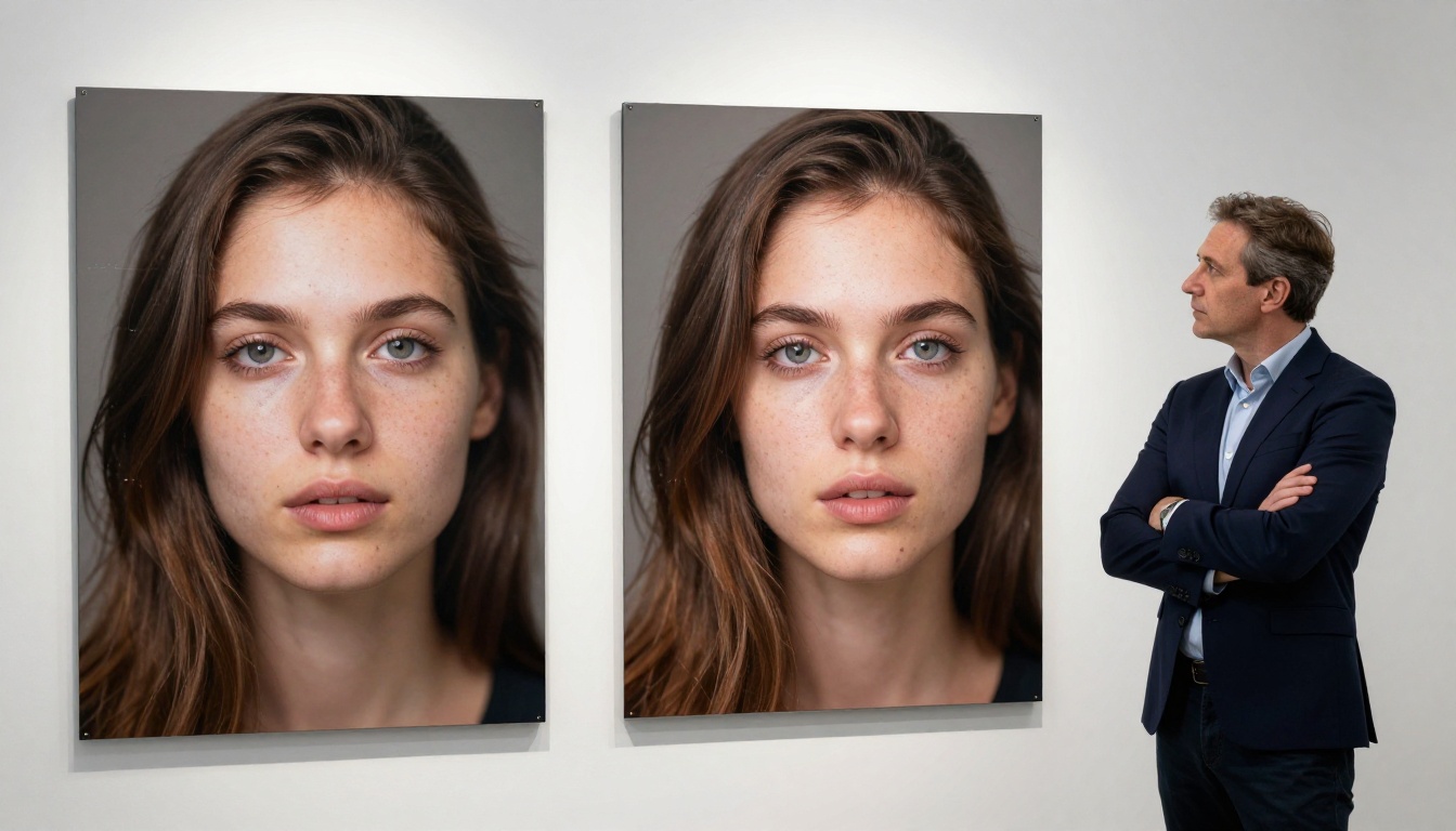Side-by-side print quality comparison between resolution tiers
