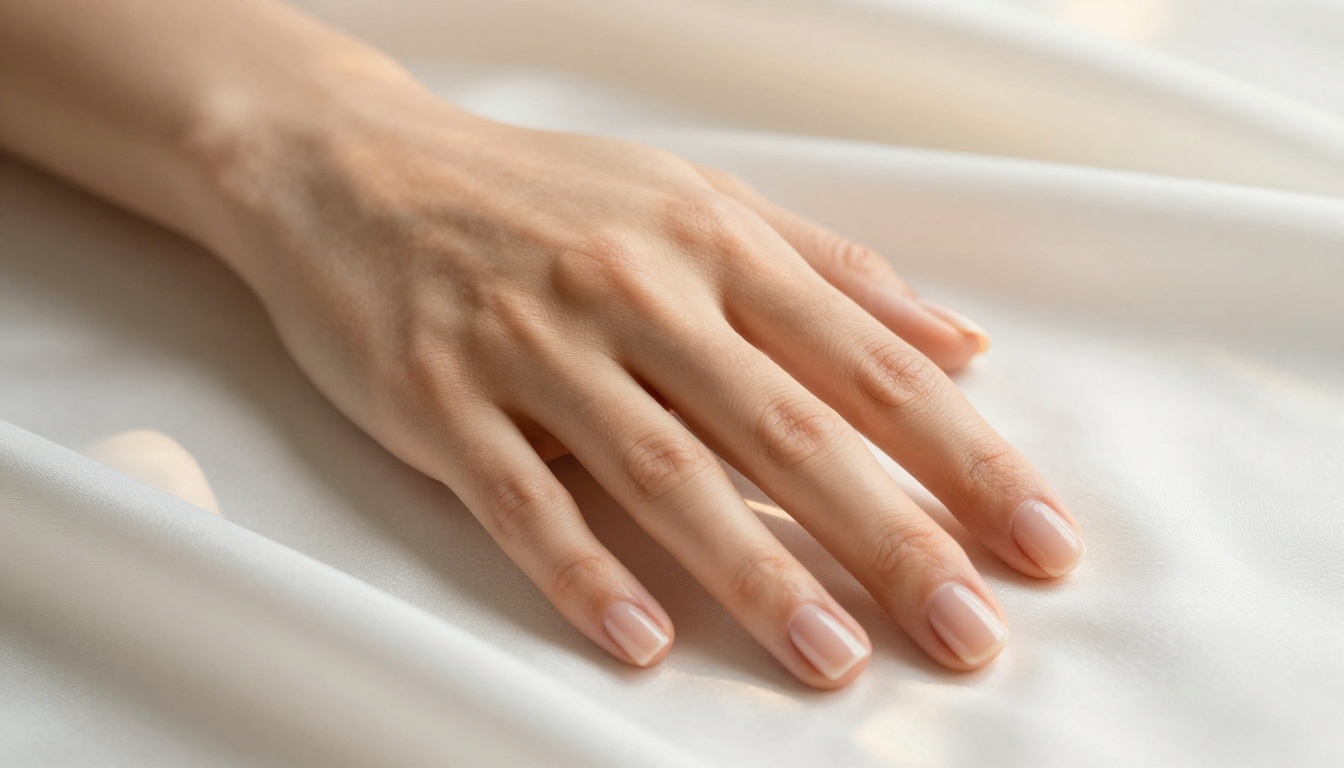 Photorealistic detailed hands on white satin, perfect anatomy and natural skin texture Photorealistic detailed hands on white satin, perfect anatomy and natural skin texture