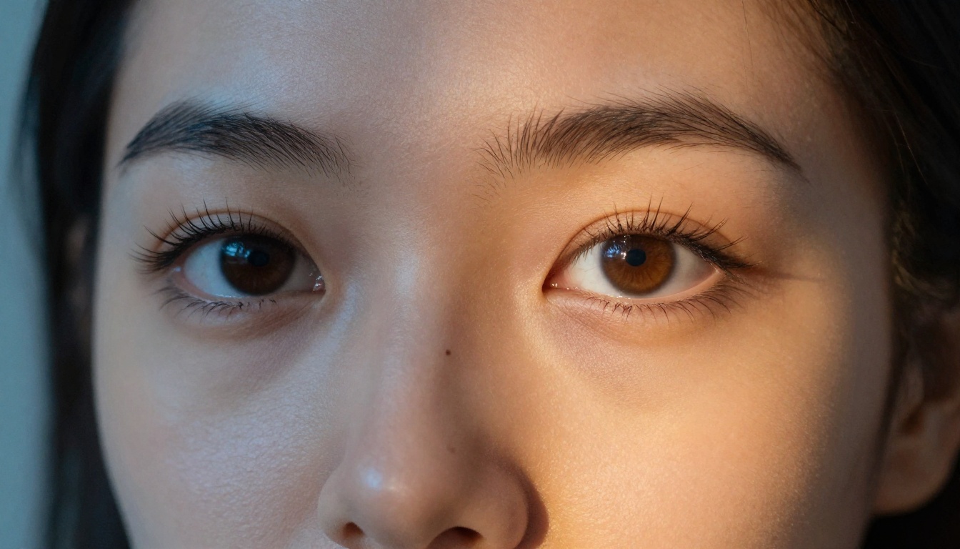 Artistic split-light portrait