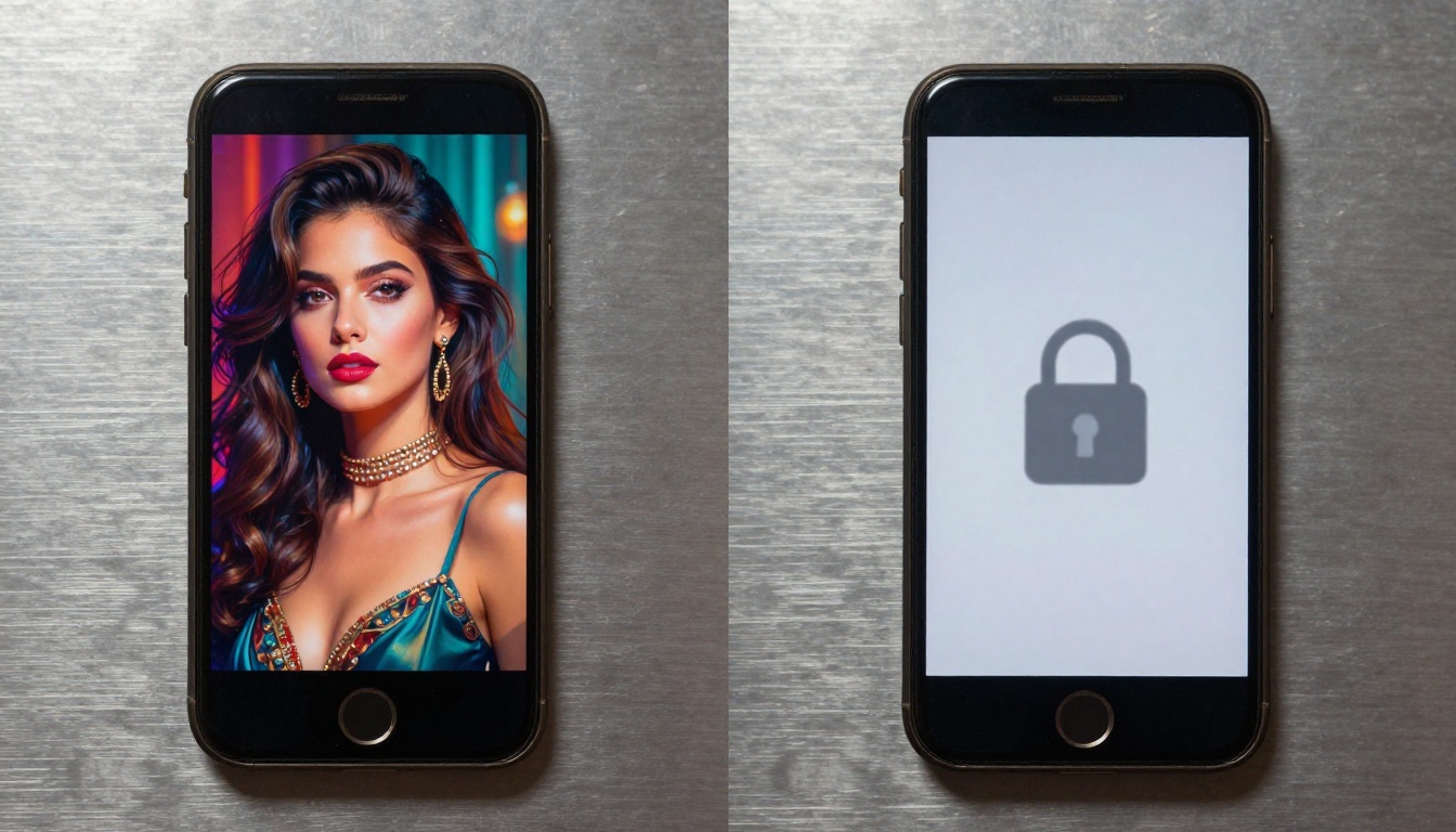 Split-screen comparison of two phones showing Pro vs Lite AI content policies in practice Split-screen comparison of two phones showing Pro vs Lite AI content policies in practice