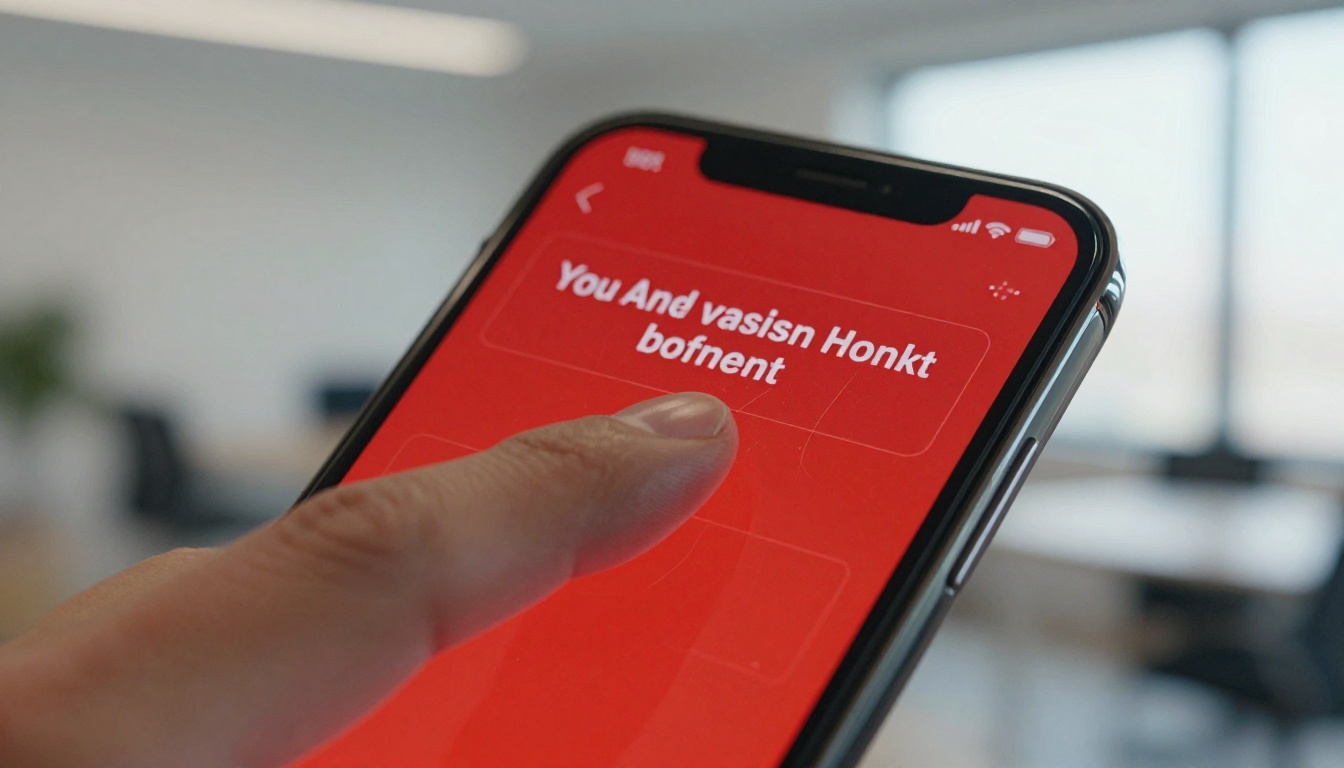 NSFW filter blocked warning on smartphone
